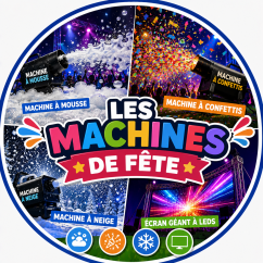 location machine a mousse, canon a neige