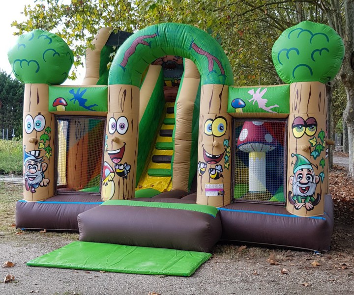 location gonflable la foret