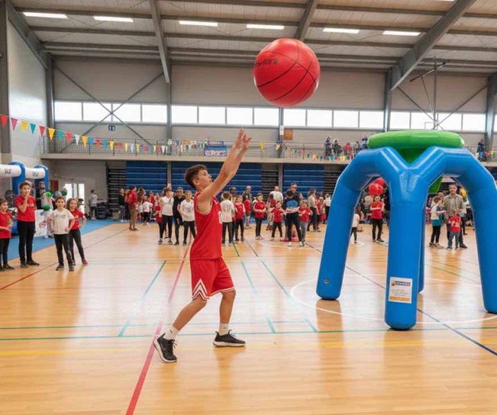 panier de basket geant