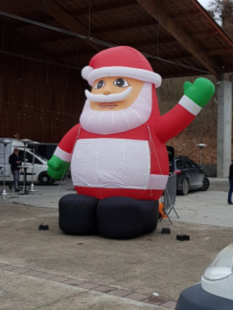 père noël gonflable