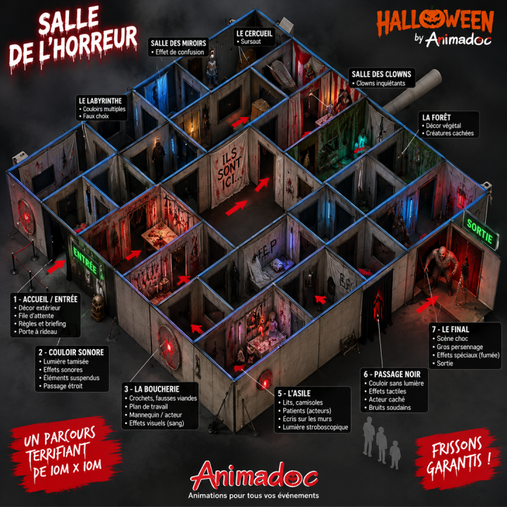 Halloween salle de l horreur